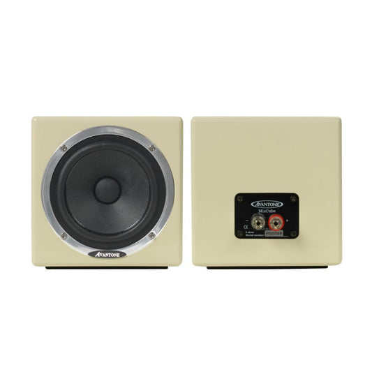 Avantone Pro Av P MixCubes Full-Range Mini Reference Monitors, Retro-Cream (Pair)