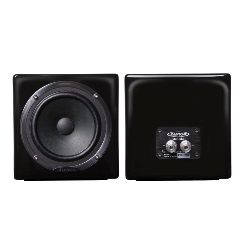 Avantone Pro Av Pb MixCubes Full-Range Mini Reference Monitors, Black (Pair) 