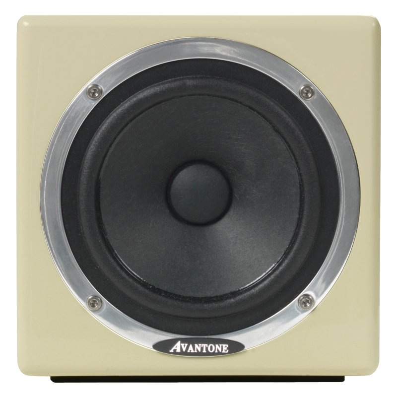 Avantone Pro Av Pm MixCube Passive Black Full-Range Mini Reference Monitor Mono, Retro-Cream (Single)
