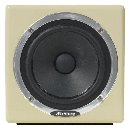 Avantone Pro Av Pm MixCube Passive Black Full-Range Mini Reference Monitor Mono, Retro-Cream (Single)