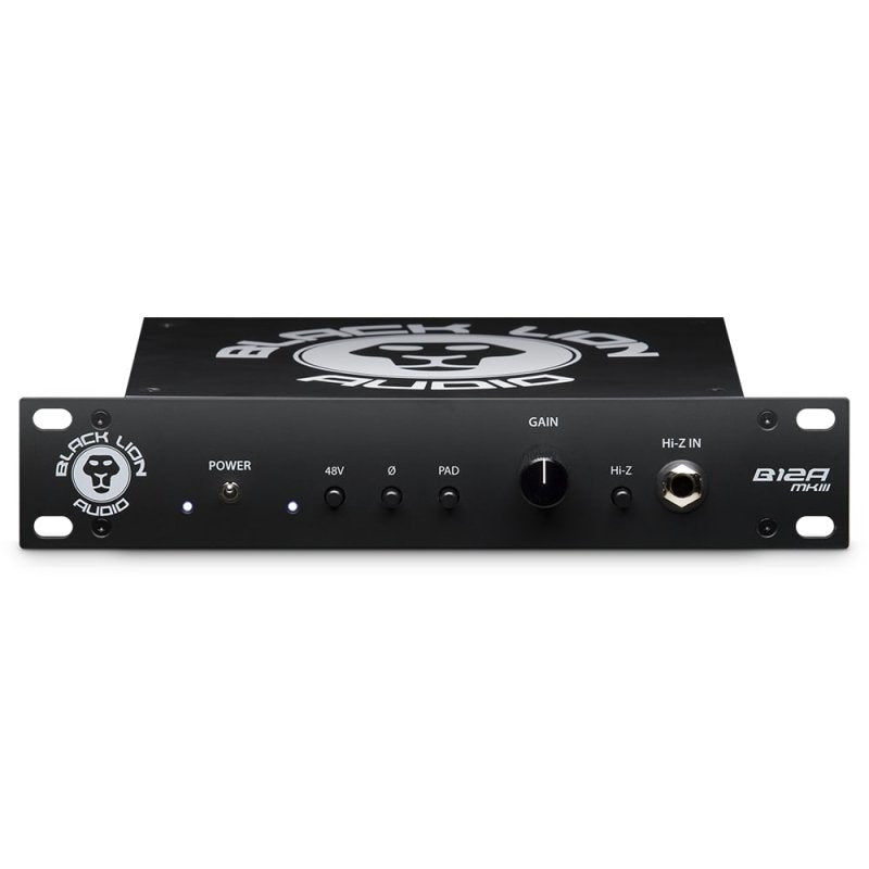 Black Lion Audio B12AMK3 Half-Rack American-Styled Mic Preamp 
