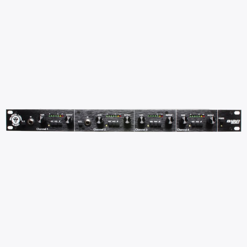 Black Lion Audio B12AQUAD 4-Channel Microphone Preamplifier 