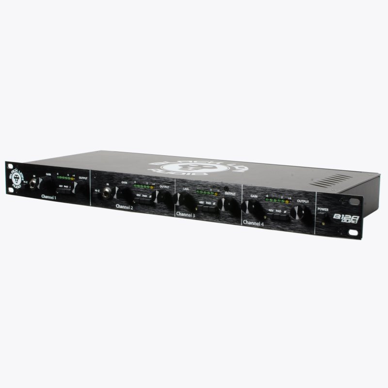 Black Lion Audio B12AQUAD 4-Channel Microphone Preamplifier 