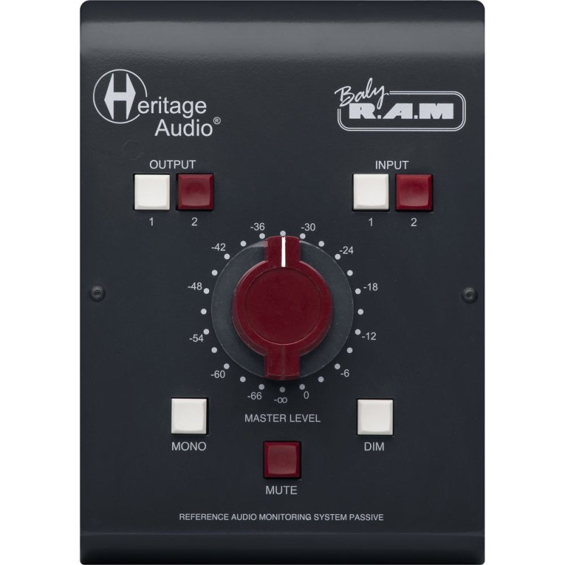 Heritage Audio Baby Ram 2-channel Passive Monitoring System 