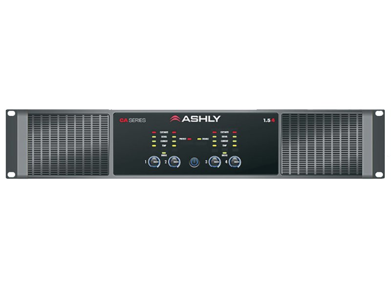 Ashly CA-1.04 4-Channel Power Amp, 4x1000W @ 4 Ohm, 70V Capable 