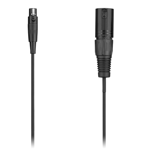 Audix CBLM25 25' Mini XLR Female to XLR Male Cable, Black 