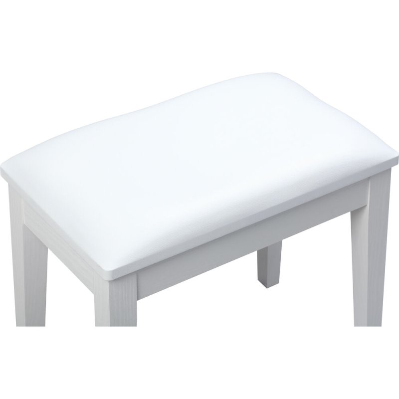 Medeli CH001-WH Piano Bench, White 