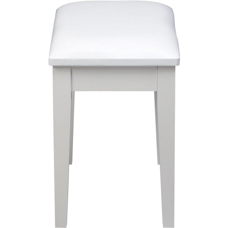 Medeli CH001-WH Piano Bench, White 