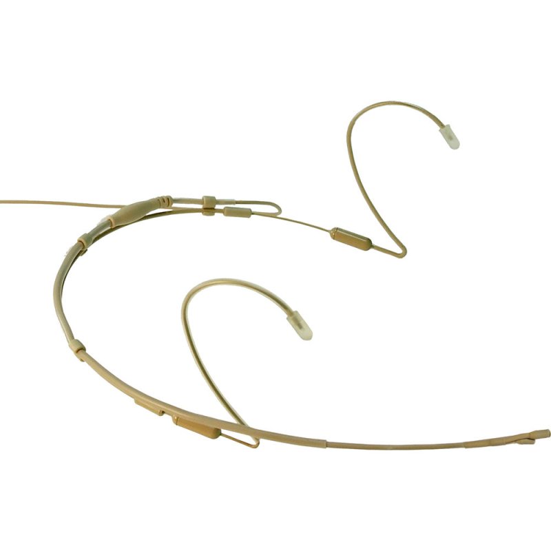 Point Source CO2-8WD-XSE-BE SERIES8 Dual Omni Headset Mic, Beige (Sennheiser 3.5 mm locking) 