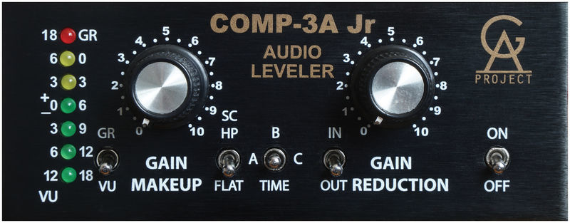 Golden Age Project COMP3AJUNIOR 1-channel Vintage Style Solid-state Electro-optical Compressor 