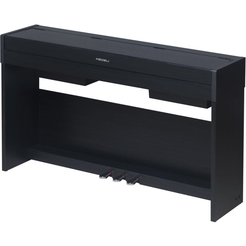 Medeli CP203-BK Andromeda Series 88-Key Weighted Compact Upright Digital Piano, Black 