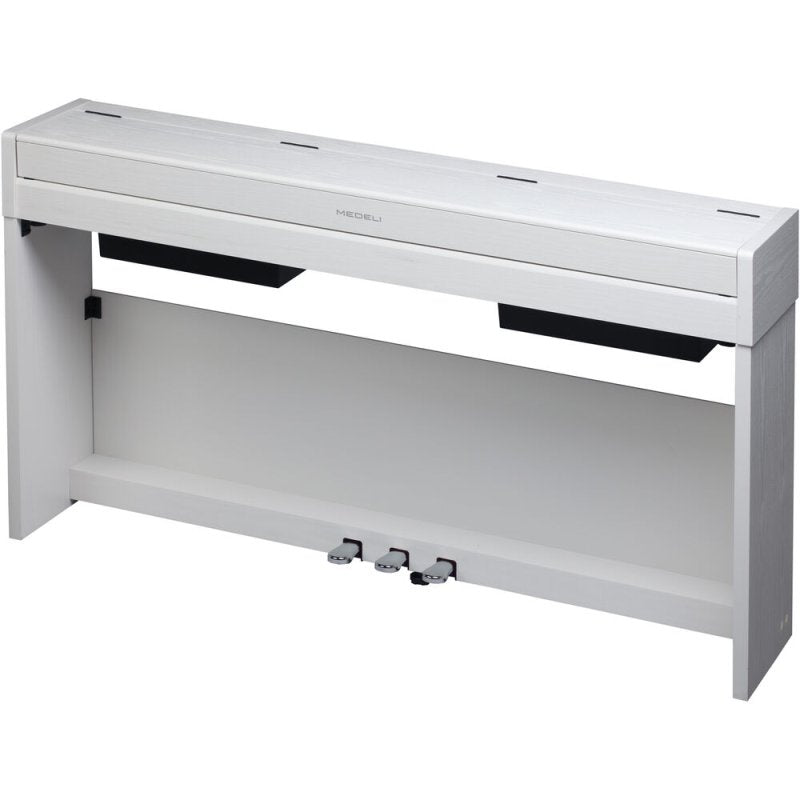 Medeli CP203-WH Andromeda Series 88-Key Weighted Compact Upright Digital Piano, White 