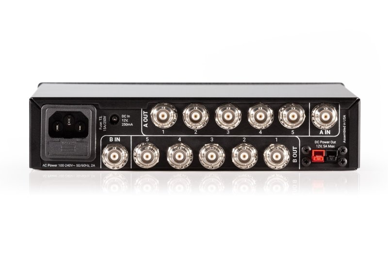 RF Venue DISTRO5HDR 5-Channel HDR Antenna Distribution System for Wireless Microphones 