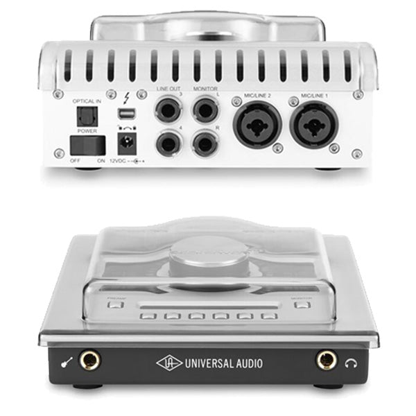 Decksaver Apollo Twin cover for producer controller, smoked and clear protective cover by Decksaver.