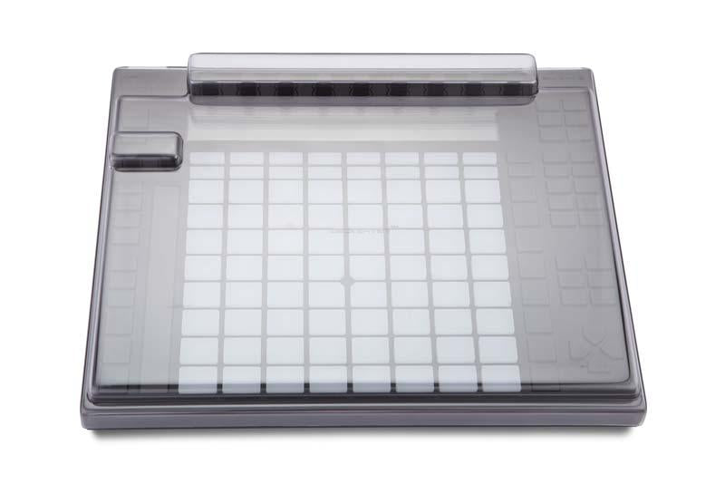 Decksaver smoked and clear protective cover for Ableton Push controller, durable producer controller cover by Decksaver.