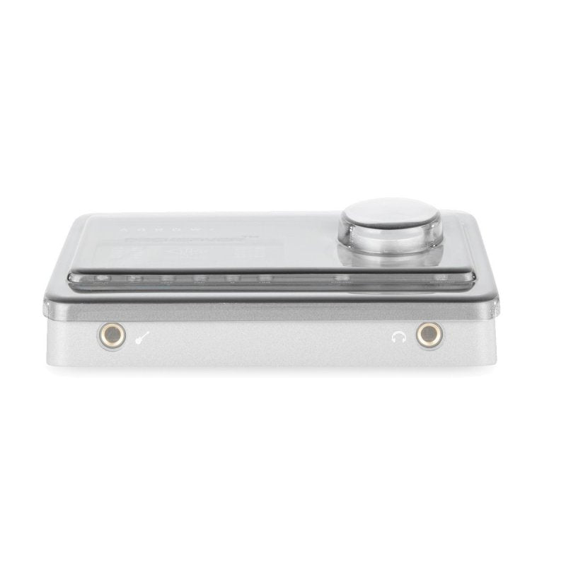 Decksaver Universal Audio Arrow & Solo producer controller covers, made of durable plastic, designed to protect audio equipment.