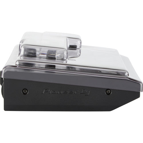 Decksaver Pioneer Toraiz AS-1 synth cover in smoked and clear plastic, designed to protect the Toraiz AS-1 synthesizer.