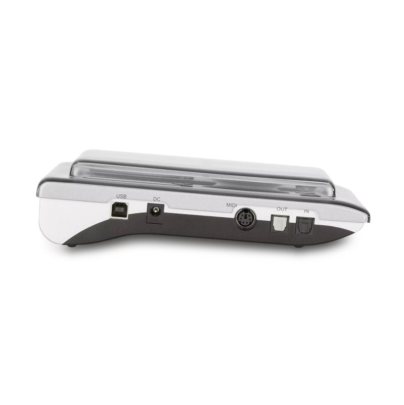 Decksaver cover for RME Babyface Pro FS and MADIface Pro producer controller, protective transparent plastic case.