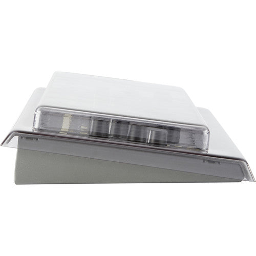 Decksaver cover for Softube Console One producer controller, smoked and clear protective cover with transparent and smoked sections.