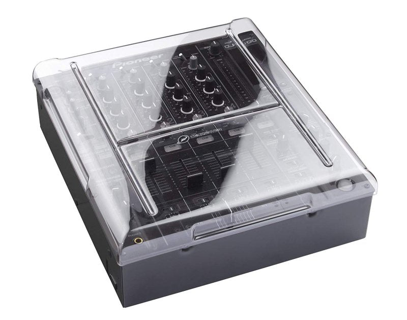 Decksaver 12-inch DJ mixer cover for DJM-800, made of durable plastic, protecting the mixer from dust and spills.