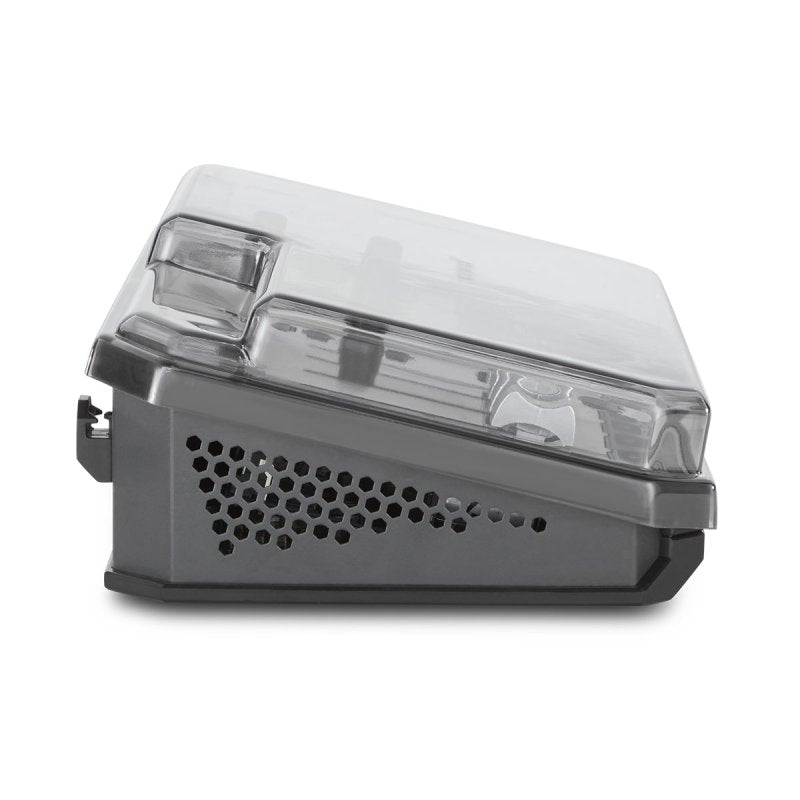 Decksaver cover for TC Helicon GoXLR producer controller, clear protective case for safeguarding audio equipment.