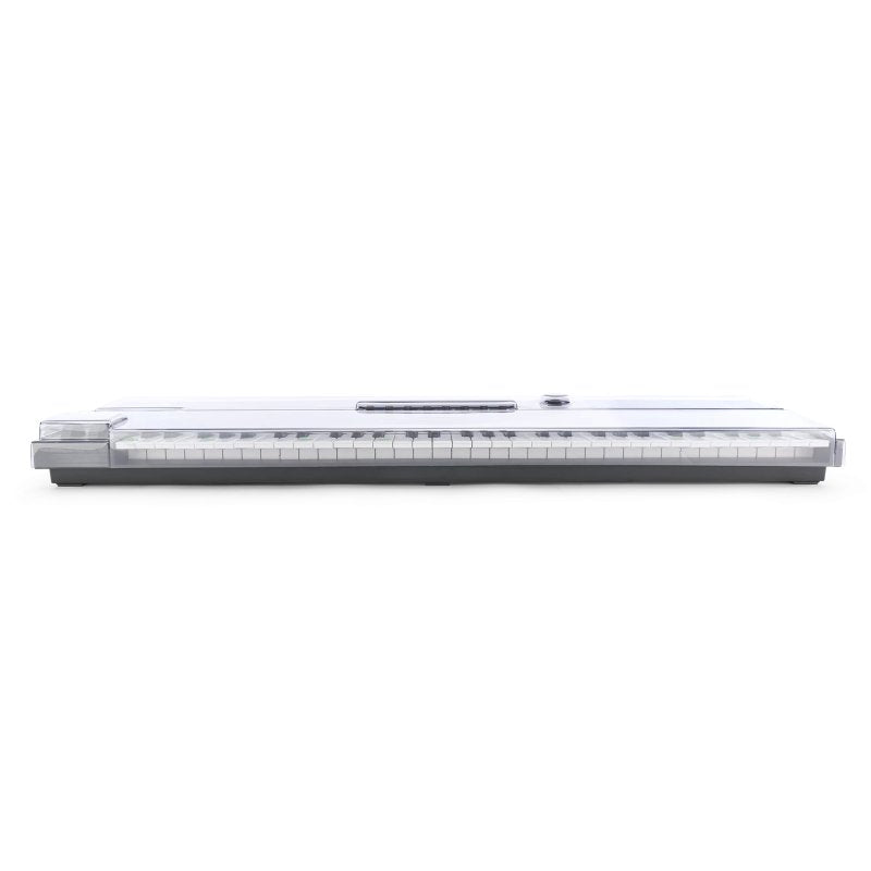 Decksaver keyboard cover for NI Kontrol S61 Mk3, clear protective plastic case with precise fit for DJ controller.