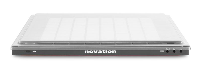 Decksaver cover for Launchpad Pro Mk3 producer controller, protective transparent plastic case for electronic music equipment.