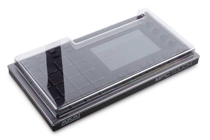 Decksaver protective cover for Akai MPC Touch and MPC Live producer controllers, durable plastic cover for safeguarding equipment.
