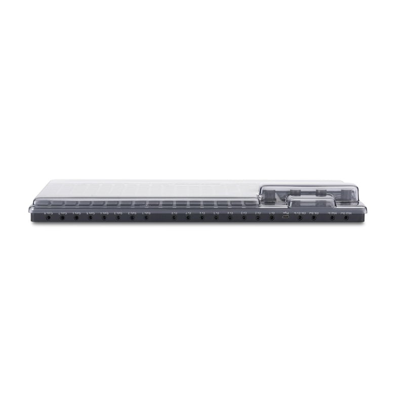 Decksaver cover for Oxi Instruments Oxi One groovebox, protective plastic cover to keep the device safe from dust and damage