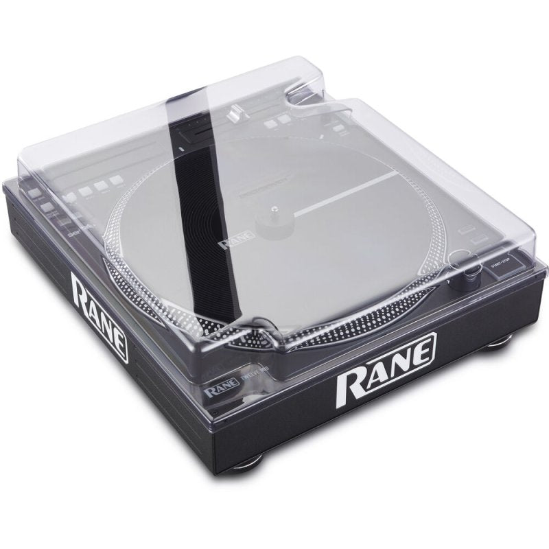Decksaver Rane Twelve MKII turntable controller cover protecting the DJ equipment from dust and damage.