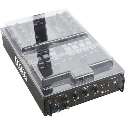 Decksaver cover for Rane Seventy-Two DJ mixer, durable protective cover designed to shield the mixer from dust and damage.