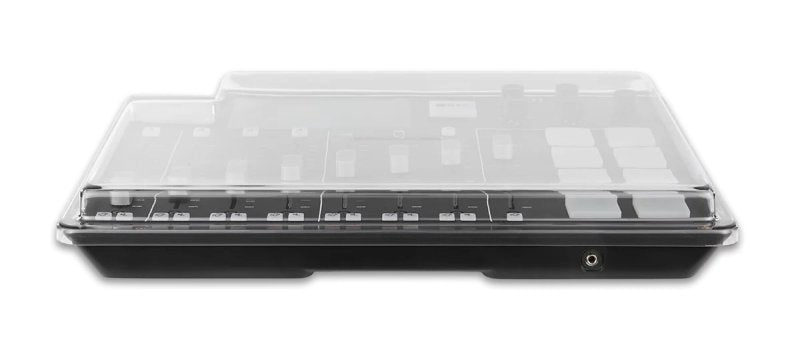 Decksaver cover for Rode Rodecaster Pro producer controller, custom-fit plastic protective cover for audio equipment.