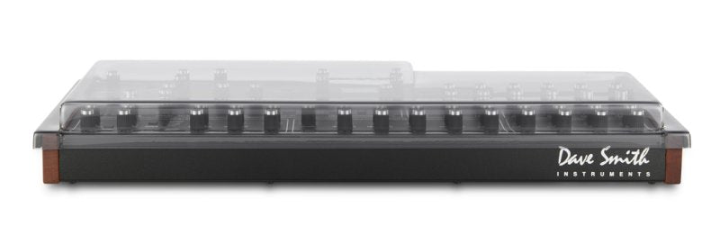 Decksaver Prophet Rev2 synthesizer cover by Decksaver, protective plastic case for Dave Smith Instruments Prophet Rev2.