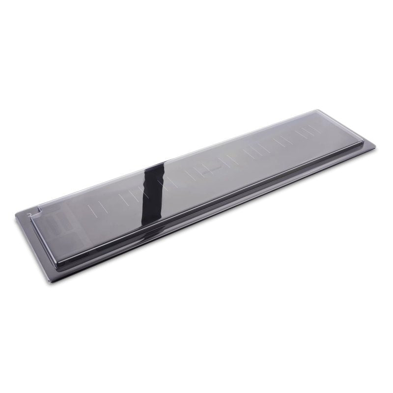 Decksaver keyboard cover for Roli Seaboard Rise 2 and Rise 49, transparent protective cover for electronic musical keyboard.