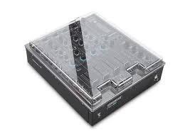 Decksaver Reloop RMX 90/80/60 DJ mixer cover, clear protective hard dust cover, durable plastic for safeguarding the mixer.