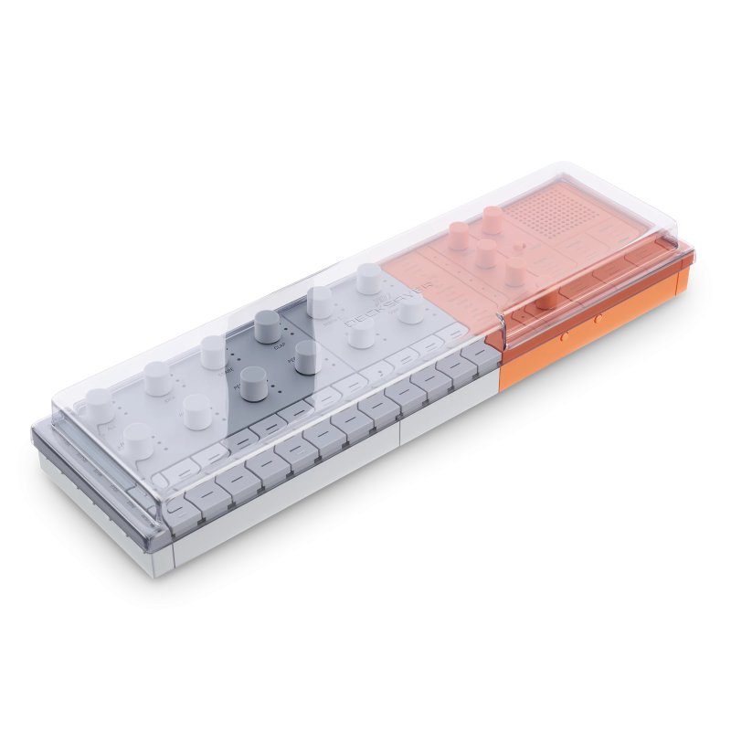 Decksaver cover for Yamaha Seqtrak producer controller, made of durable plastic, protects the device from dust and damage.