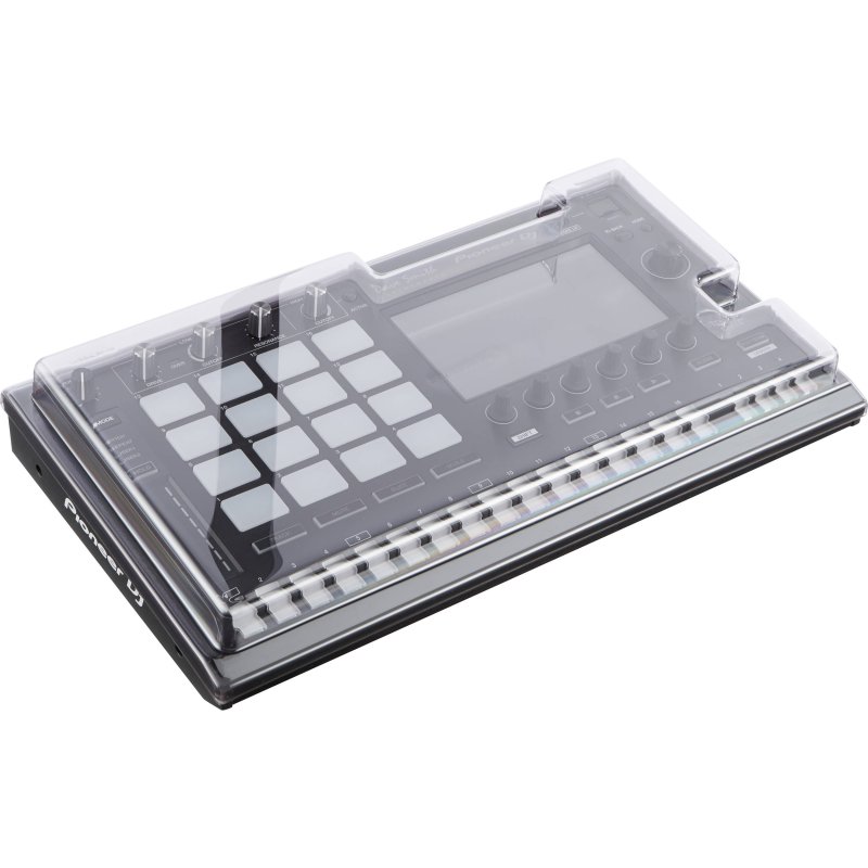 Decksaver Pioneer Tozaiz SP-16 producer controller cover in smoked and clear plastic, protecting the controller from dust and damage.