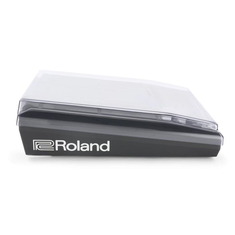 Decksaver cover for Roland SPD-SX Pro drum sample pad, protective transparent plastic case with molded fit and branding.