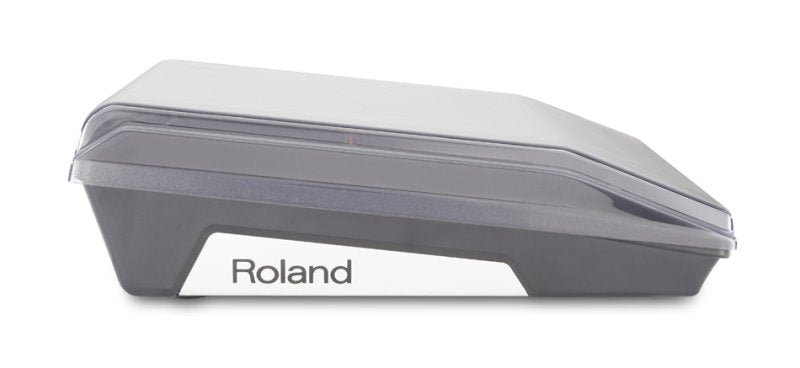 Decksaver Roland SPD SX sampling pad cover in smoked clear, designed to protect drum sample pads from dust and damage.