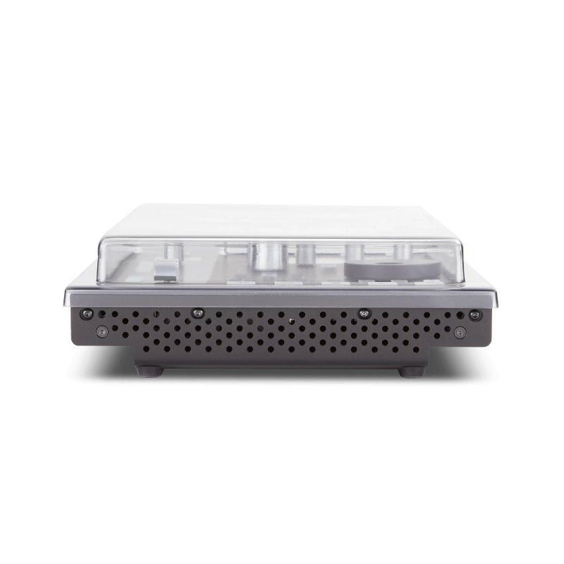 Decksaver producer controller cover for Solid State Logic UF1, protective plastic cover for music production equipment.