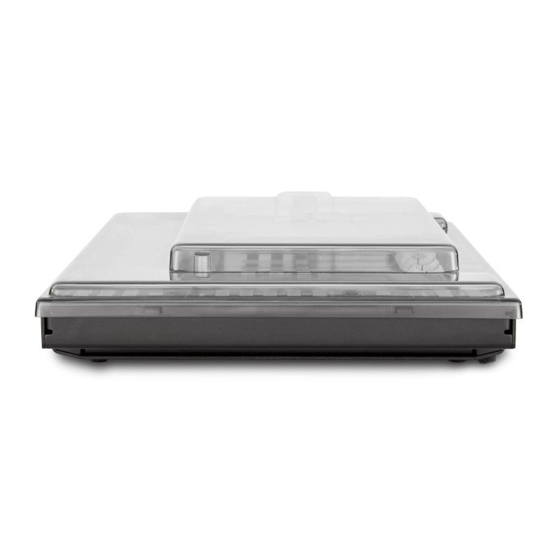 Decksaver producer controller cover for Solid State Logic UF8, clear protective plastic for safeguarding the device during transport and storage.