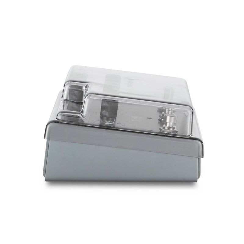 Decksaver effect pedal cover for Strymon 3 Switch pedal, clear protective case with precise cutouts for easy access and durability.