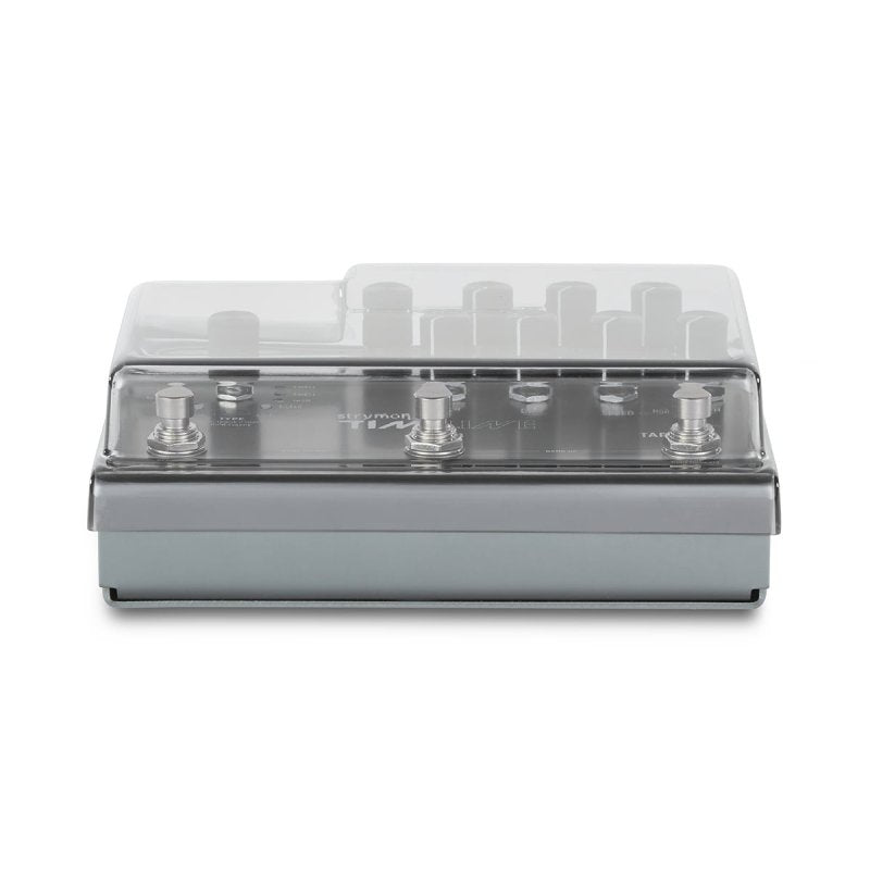 Decksaver effect pedal cover for Strymon 3 Switch pedal, made of durable protective material, designed to fit securely over the pedal.