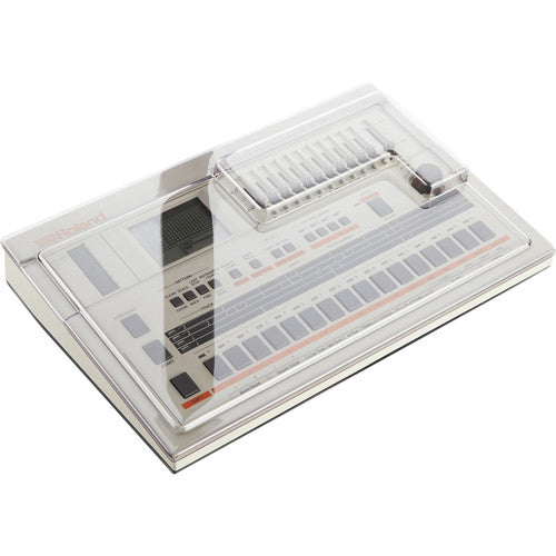 Decksaver Cover for Roland TR-707 Drum Machine (Smoked/Clear)