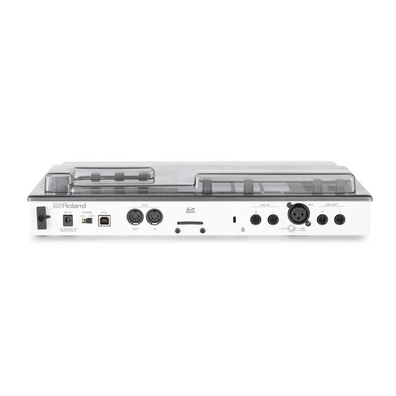 Decksaver cover for Roland Verselab MV-1 producer controller, clear protective cover with precise fit and durable material.