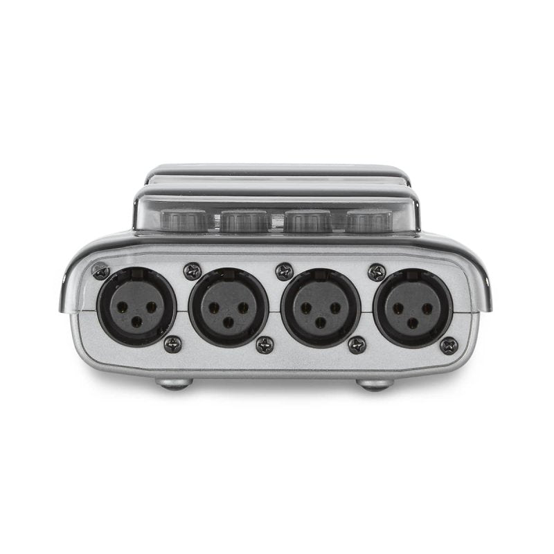 Decksaver cover for Zoom Podtrak P4 podcast recorder, durable plastic producer controller cover with protective design.