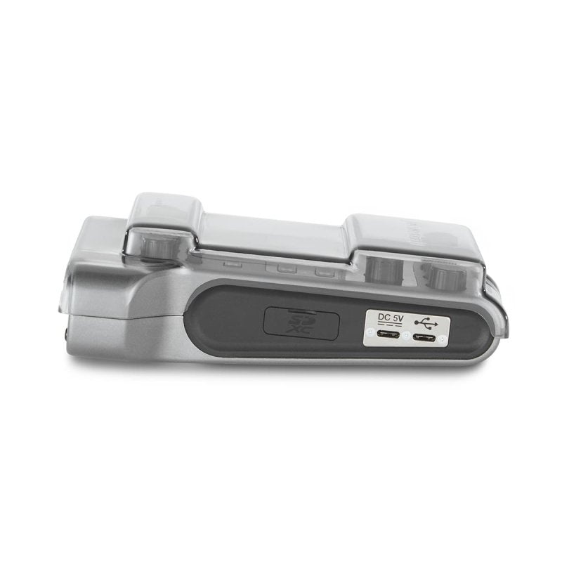 Decksaver cover for Zoom Podtrak P4 podcast recorder, protective producer controller cover with durable design and precise fit.