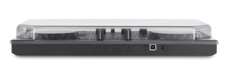 Decksaver Pioneer DDJ-200 cover protecting DJ controller with custom-fit plastic shell, designed for durable, secure storage.