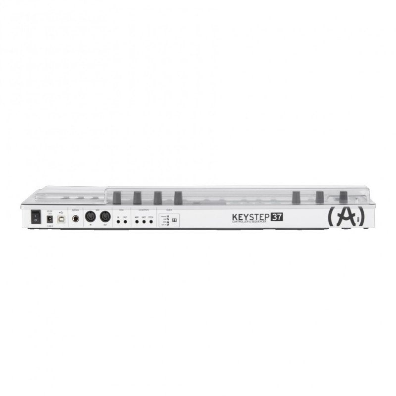 Decksaver Arturia Keystep 37 Cover, Light Edition keyboard cover protecting the MIDI controller from dust and damage.