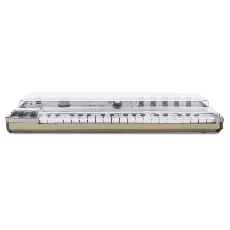 Decksaver light edition cover for Korg Microkorg and Microkorg S synthesizers, protective synthetic cover for keyboard gear.